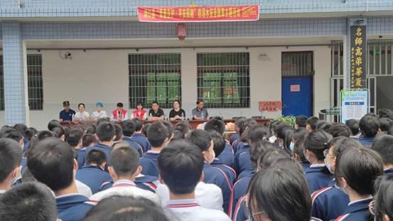 “青春自護(hù)，平安校園”防溺水安全教育宣講進(jìn)校園——高沙鎮(zhèn)中學(xué)