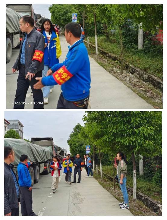 轉作風樹形象，黨員教師走上護學崗