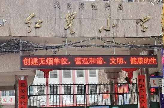 武岡市紅星小學開展第35個“世界無煙日”主題宣傳運動