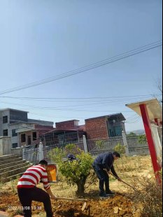 擁抱春天，播種綠色 新寧縣白沙鎮(zhèn)中間小學(xué)開展植樹節(jié)運(yùn)動(dòng)