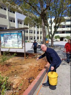 擁抱春天，播種綠色 新寧縣白沙鎮(zhèn)中間小學(xué)開展植樹節(jié)運(yùn)動(dòng)