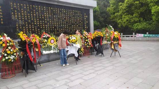 邵陽縣白倉鎮(zhèn)中學舉行清明祭英烈運動