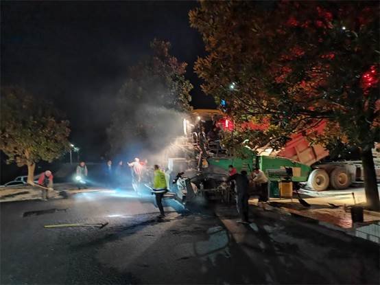 洞口四中校園道路提質(zhì)改造工程完工