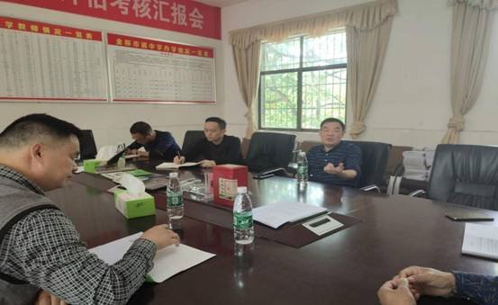邵陽縣教育局向?qū)У浇鸱Q市鎮(zhèn)中學(xué)開展調(diào)研
