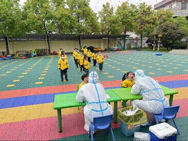 “疫”心為你，檢測護(hù)航——白倉鎮(zhèn)中間幼兒園核酸檢測紀(jì)實(shí)