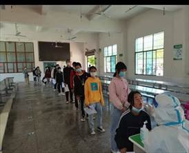 v抗疫勝利復(fù)學(xué)在即、我們?cè)谂e措   ——湖南邵陽新寧白沙中學(xué)