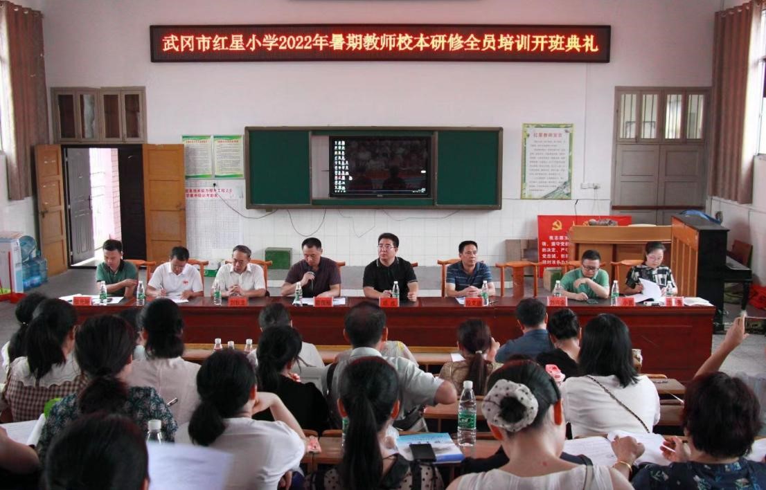 喜迎二十大、研修共成長---武岡市紅星小學(xué)開展2022年暑期校本培訓(xùn)