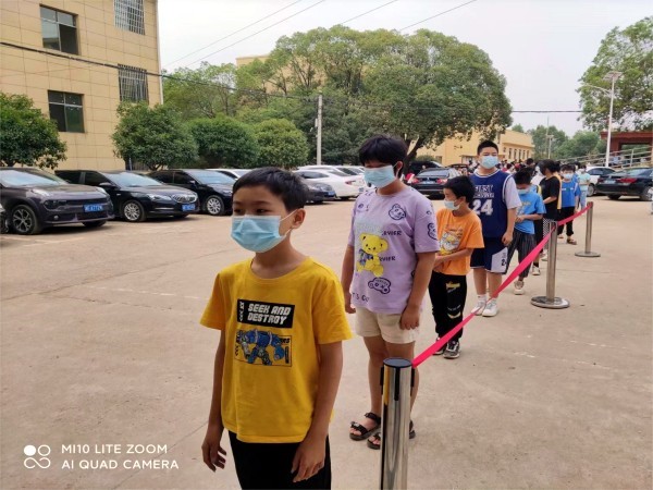 邵陽(yáng)縣塘渡口鎮(zhèn)玉田初級(jí)中學(xué)開展結(jié)核病篩查工作