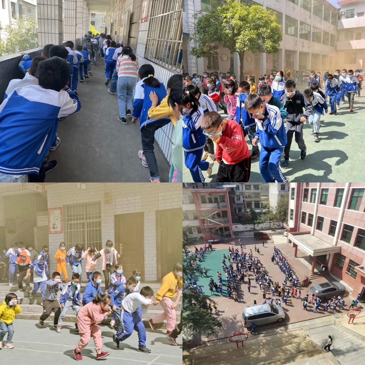 邵陽(yáng)縣塘田市鎮(zhèn)中心完全小學(xué) 開(kāi)展消防安全疏散演練活動(dòng)