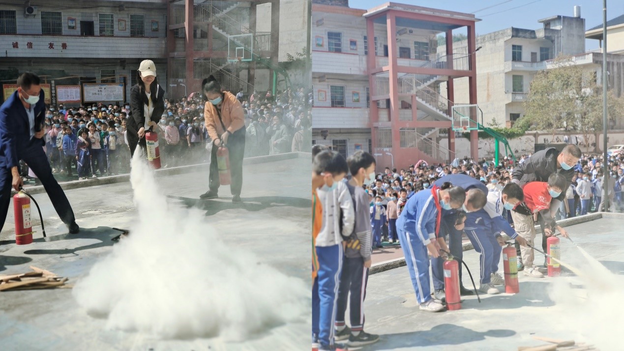 邵陽(yáng)縣塘田市鎮(zhèn)中心完全小學(xué) 開(kāi)展消防安全疏散演練活動(dòng)