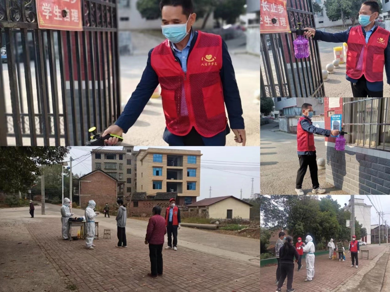 教師志愿者在“疫”線閃閃發(fā)光