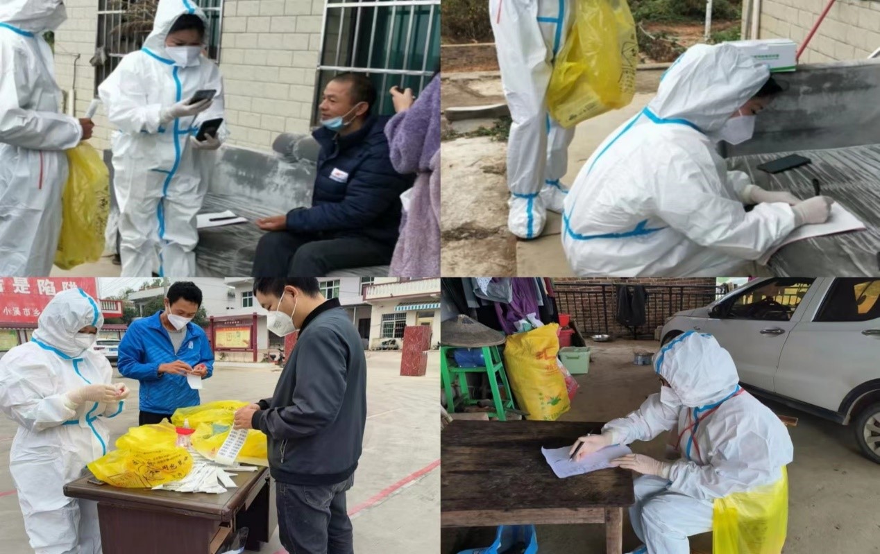 教師志愿者在“疫”線閃閃發(fā)光