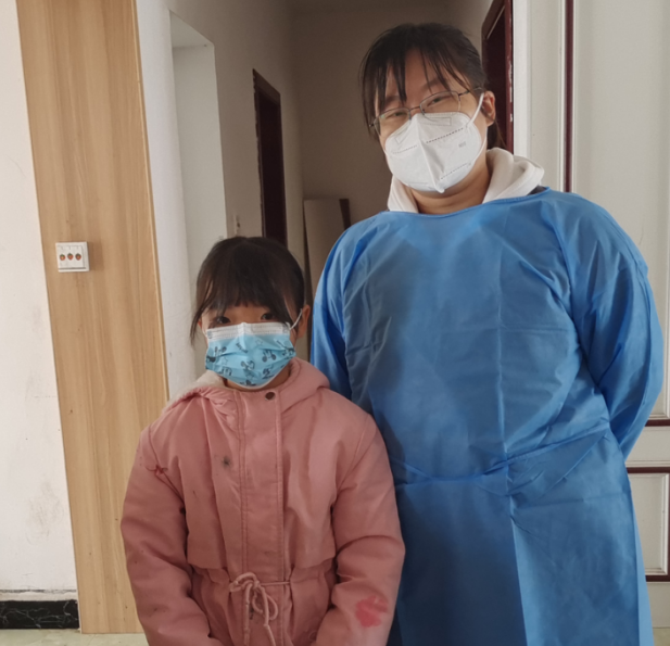 開展留守兒童心理咨詢工作和防疫宣傳工作