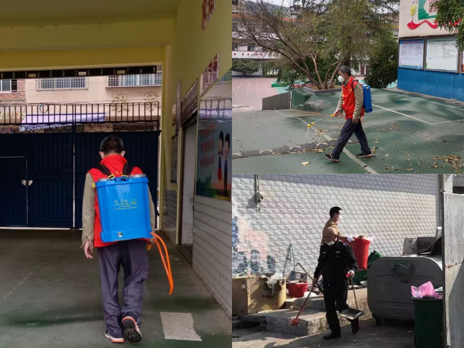 全體教師齊上陣，掃消排患迎返校