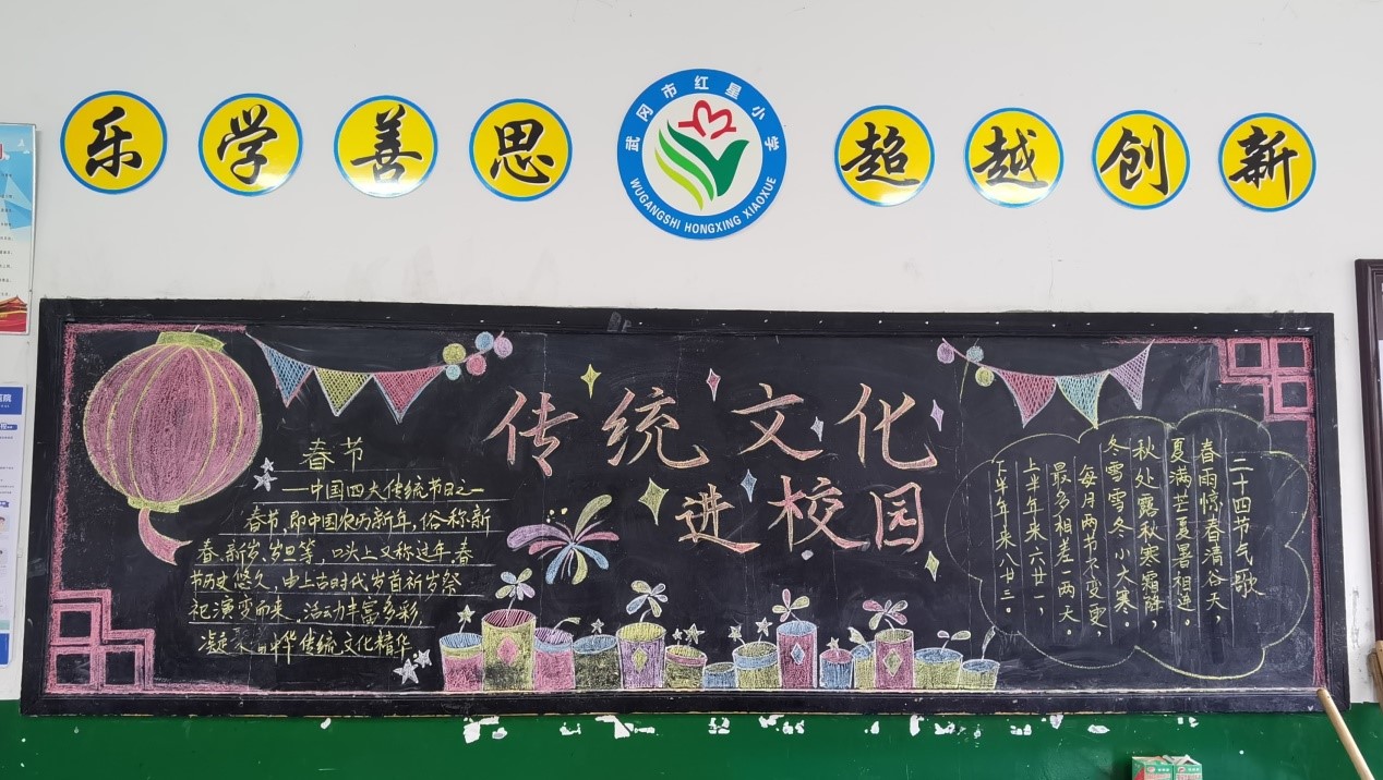武岡市紅星小學(xué)開(kāi)展下半期黑板報(bào)評(píng)比活動(dòng)