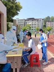 有序快速采核酸，筑牢疫情“防控墻”——邵陽縣塘渡口中學(xué)疫情防控工作紀(jì)實(shí)