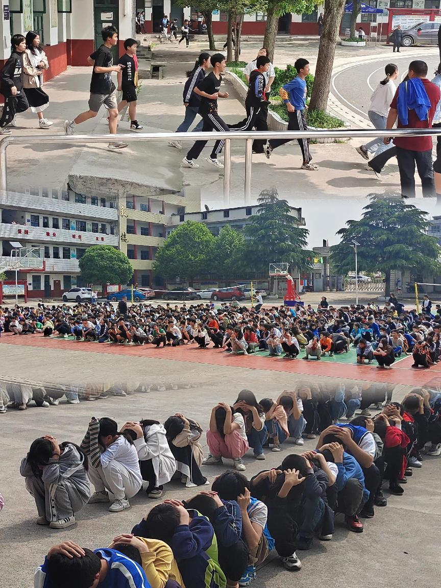 白沙中學防震安全緊急疏散演練
