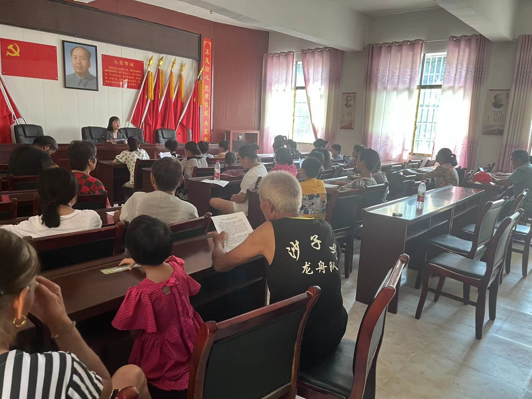 塘田市鎮(zhèn)雙井學(xué)校開展暑期安全教育