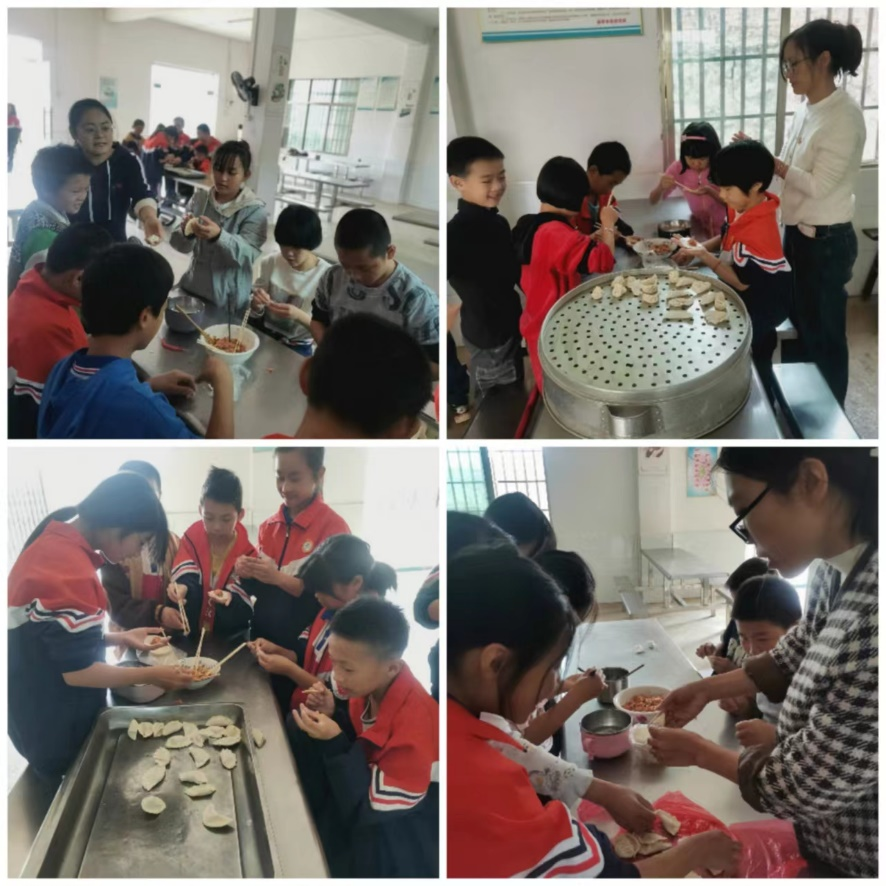 巧手包水餃，情暖立冬日