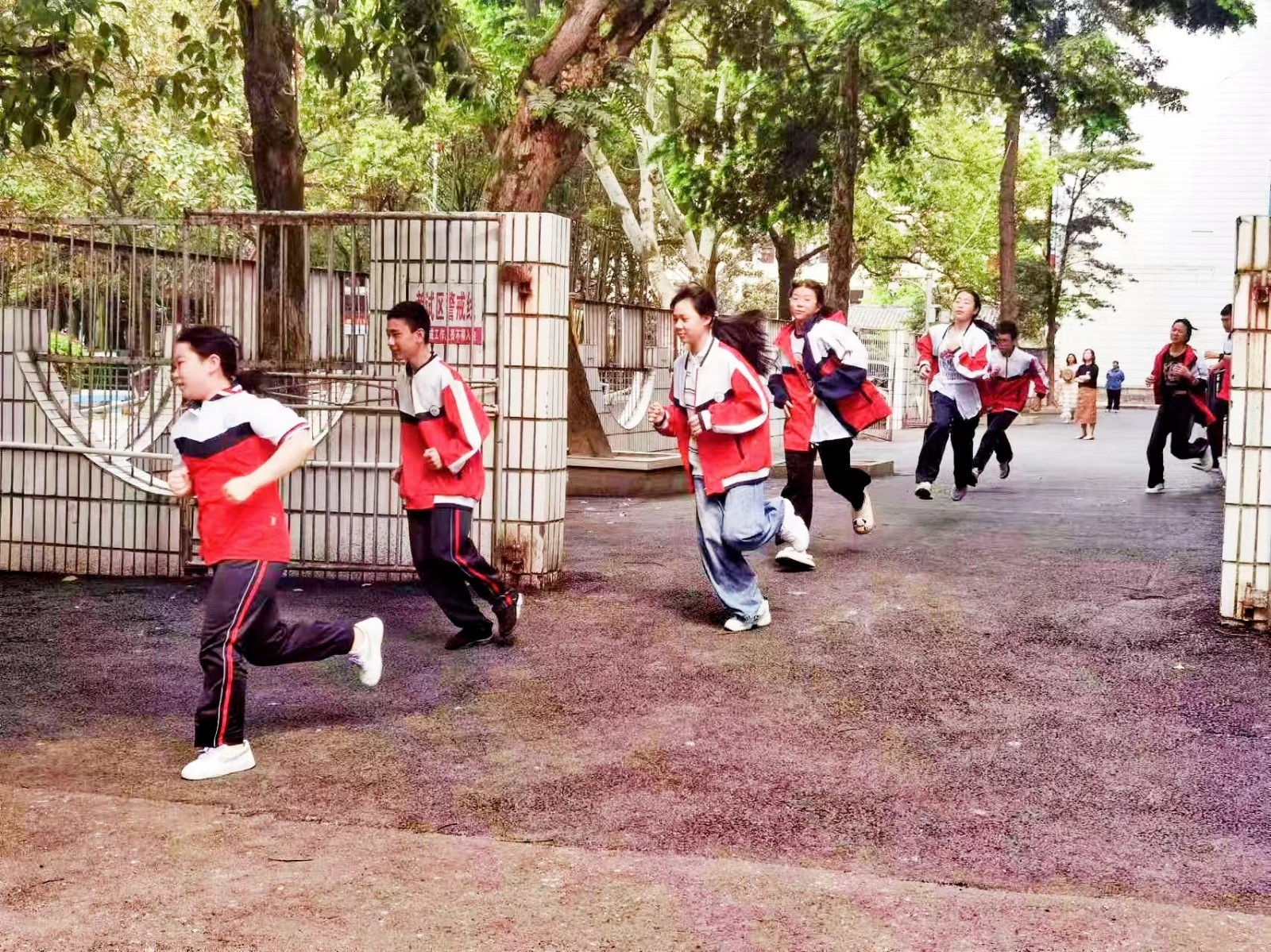 金城學(xué)校開展防震減災(zāi)緊急疏散演練