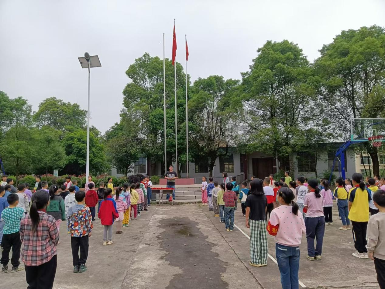 “星星火炬伴成長”下花橋鎮(zhèn)中心完全小學(xué)新隊(duì)員入隊(duì)儀式
