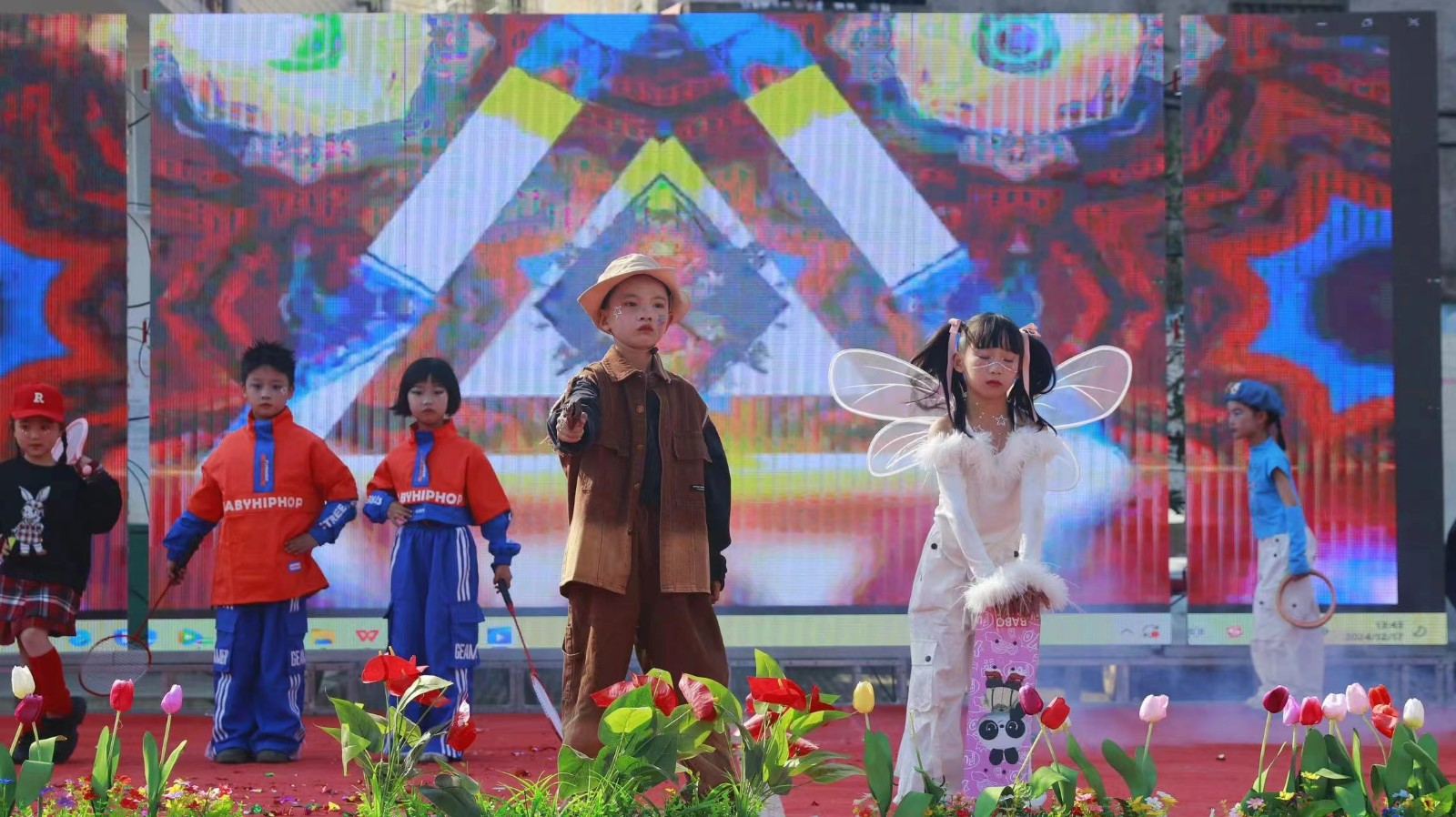 蔡橋鄉(xiāng)中心完小舉辦校園藝術(shù)節(jié)  暨“家長開放日”活動