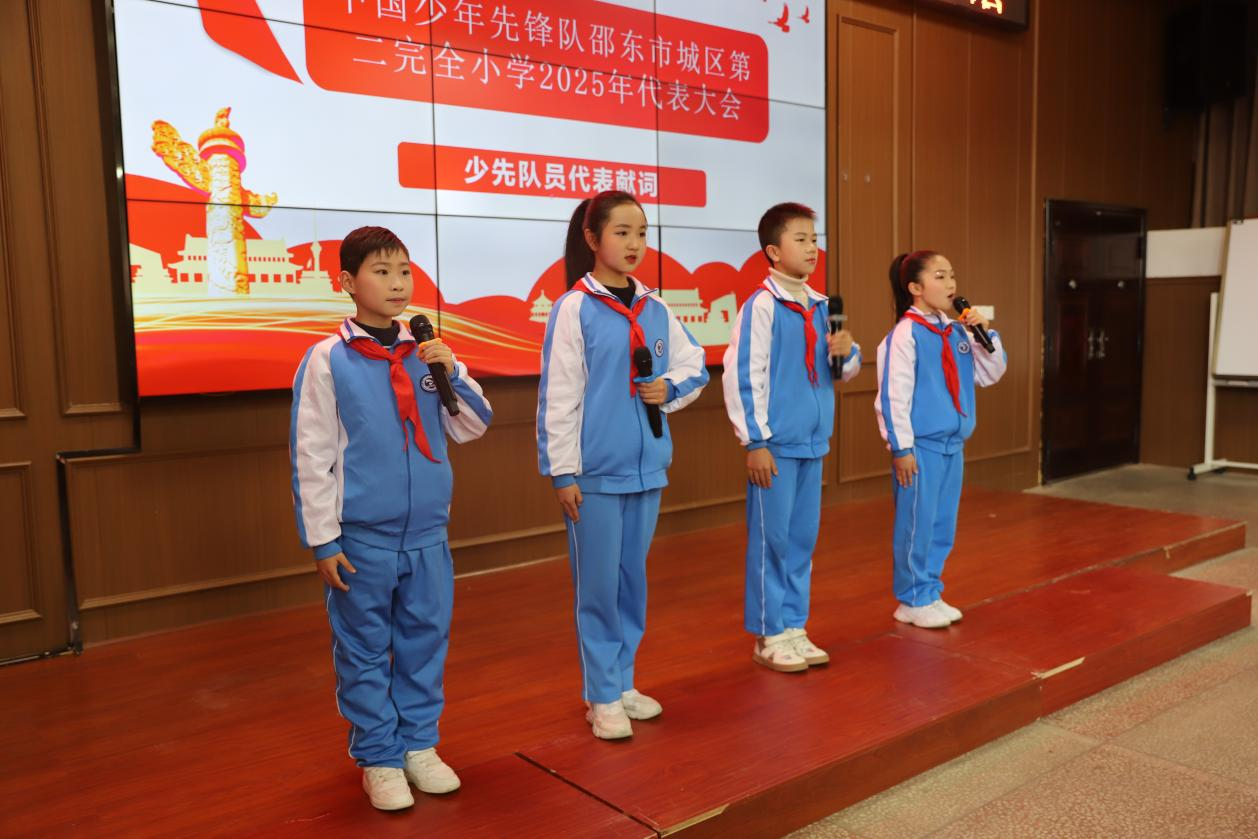 城區(qū)二小舉行中國少年先鋒隊(duì)2025學(xué)年代表大會(huì)