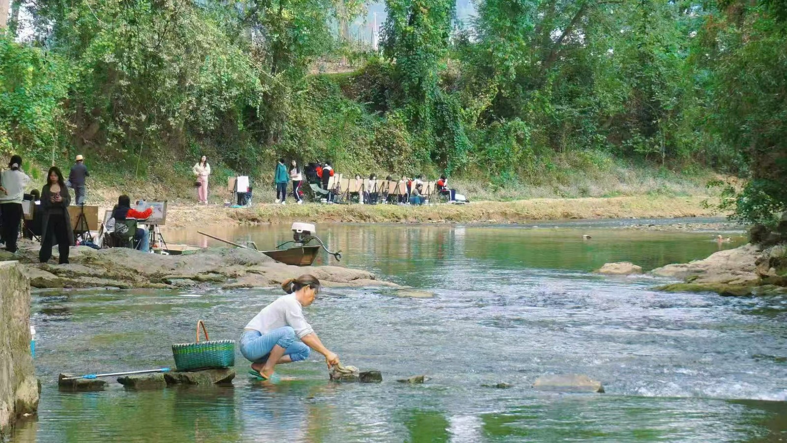 筆墨繪伏溪，藝術(shù)賦能鄉(xiāng)村振興