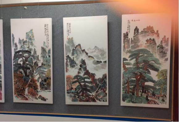 著名山水畫家童世明畫展 在邵陽開展